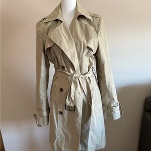 Women’s Cole Hann Classic Tan Trench Coat Sz L